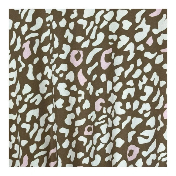 Dress Up Batwing Kaftan Style Leopard Print Maxi Dress Women Size Large‎ - Picture 5 of 7